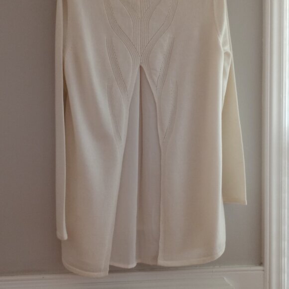 'Soft Surroundings' Long Sleeve Lightweight Fine Knit Top Size PM NWT - Picture 10 of 15